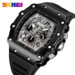 Montre SKMEI 2305 Homme – Style Sport Luxe, Six Aiguilles, Quartz, Étanche 5ATM - Image 2